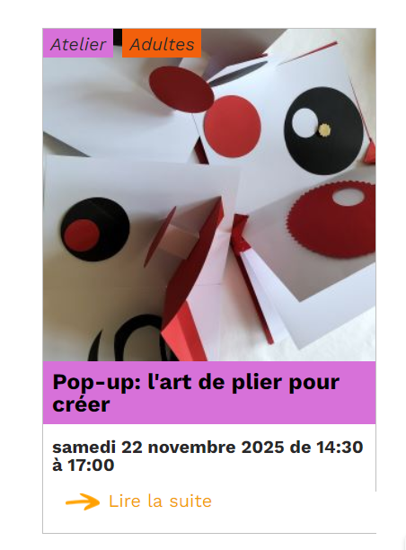 Atelier Montrouge adultes