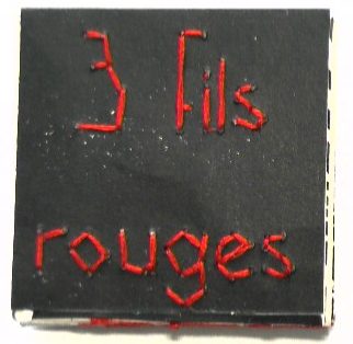 Couverture 3 fils rouge