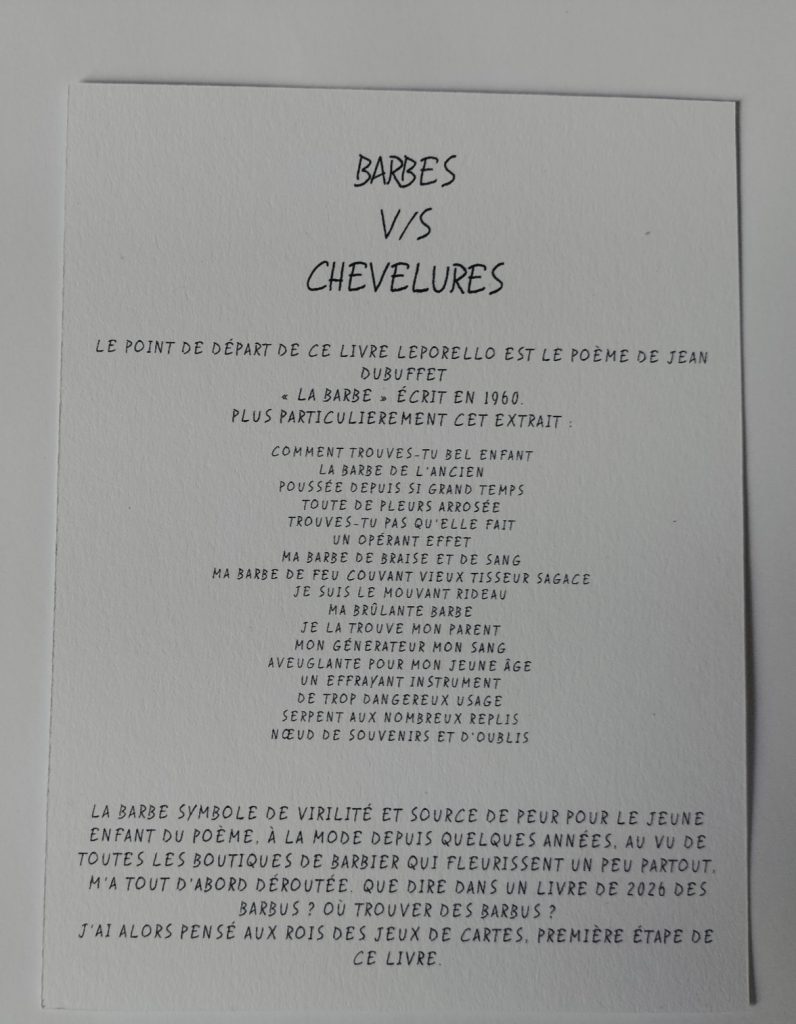 livret barbes v/s chevelures